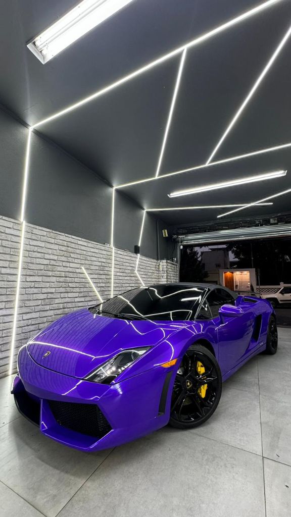 Lamborghini Gallardo roxo envelopamento - Personalizzat SP